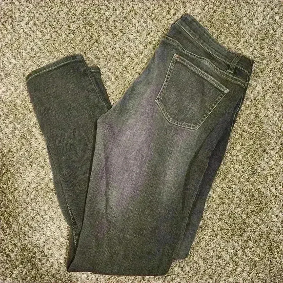 Eileen Fisher High Quality Organic Cotton Charcoal Wash Denim Jeans 14 - Picture 3 of 6